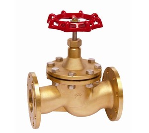 铜法兰截止阀 BRONZE FLANGED GLOBE VALVE J41H-16T COPPER