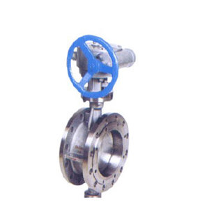 蜗轮三偏心法兰不锈钢蝶阀 HAND WHEEL  TRI-ECCENTRIC Flanged Butterfly Valve  SS D343H-16P
